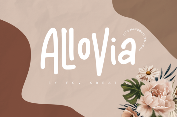 Allovia: A Handwritten Font for Modern Web Design