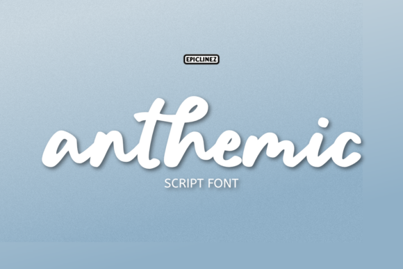 Anthemic: A Bold Script Font for High-Impact Campaigns