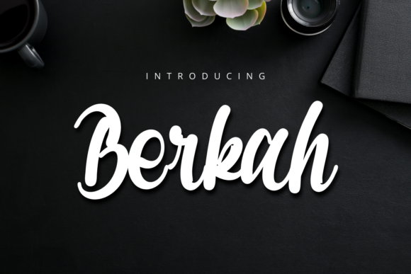 Berkah: The Bold Handwritten Font for Crafters