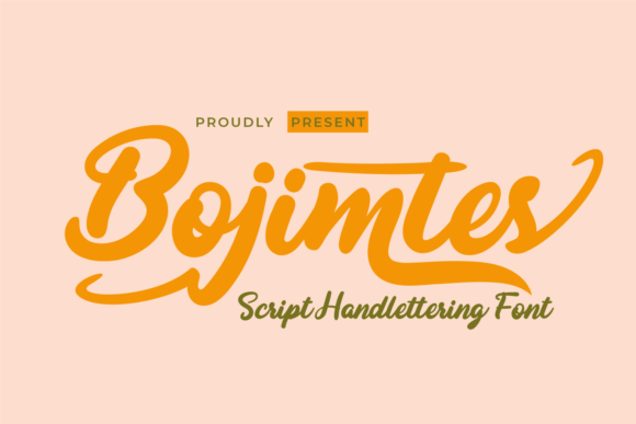 Bojimtes: A Bold Handwritten Font for Modern Web Design