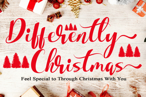 Bring Holiday Magic to Life with Differently Christmas Font