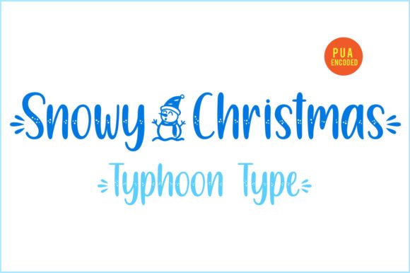 Bring Holiday Magic to Your Shop with Snowy Christmas Font