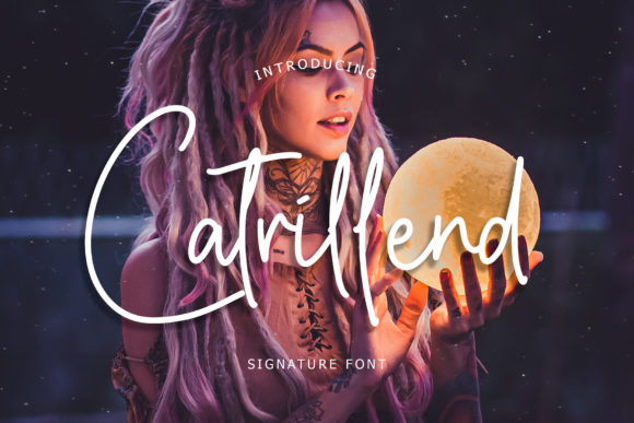 Catrillend: A Handwritten Font for Authentic Branding