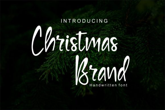 Christmas Brand: The Handwritten Font That Elevates Holiday Business