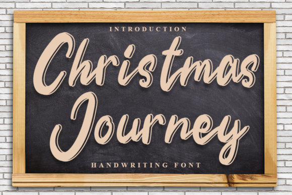 Christmas Journey: A Handwritten Typeface for Editorial Warmth