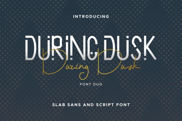 During Dusk Font Review: A Versatile Typeface for Branding