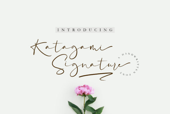 Elevate Your Brand with the Katagami Signature Font