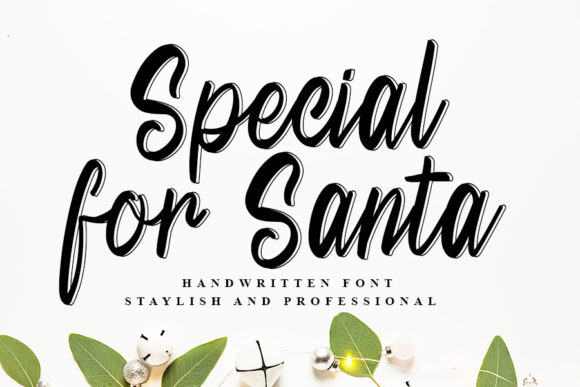 Elevate Your Brand with the Special for Santa Typeface