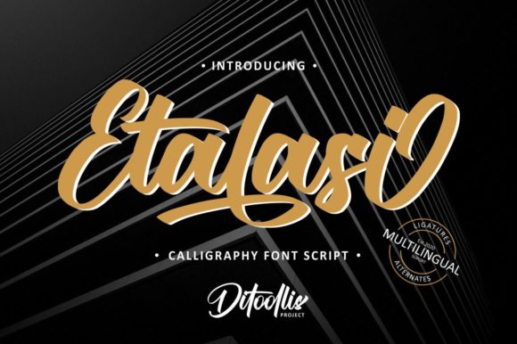 Etalasi: The Bold Handwritten Font for Brand Growth