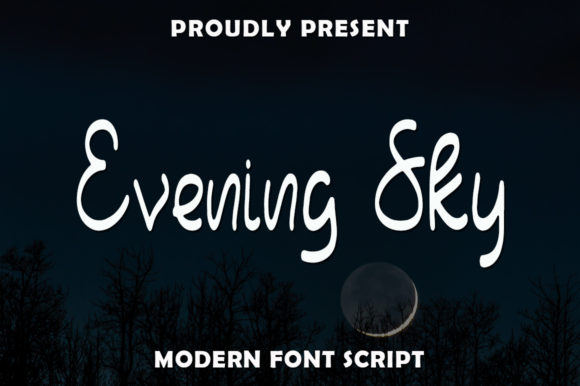 Evening Sky: A Dainty Script Font for Elegant Branding