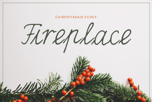 Fireplace Font: A Handwritten Typeface for Small Business Branding