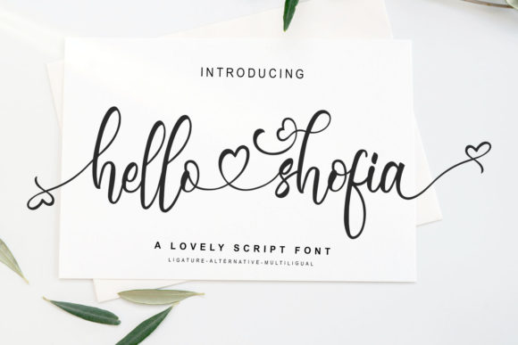 Hello Shofia Font Review: A Sweet Script for Campaigns