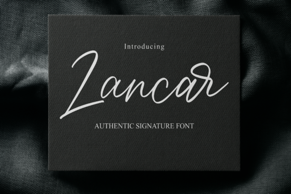 Lancar: A Modern Handwriting Typeface for Editorial Design