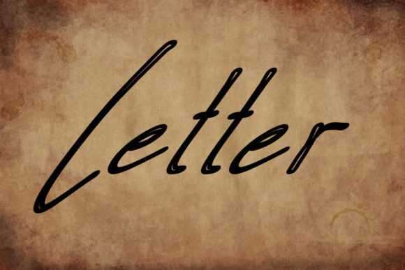 Letter: A Handwritten Typeface for Authentic Editorial Design