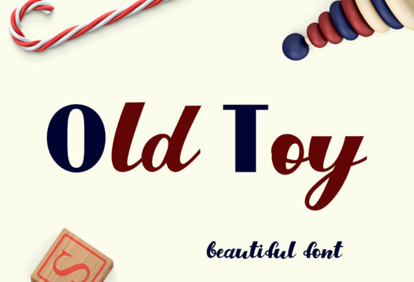 Old Toy: A Bold Vintage Script Typeface for Branding
