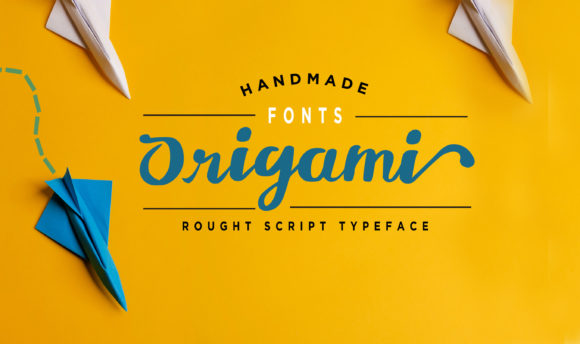 Origami Font: Elevating Web Design with Modern Handwritten Style