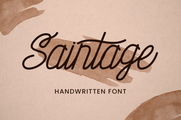 Saintage Font Review: Elevating Campaign Visuals with Elegance