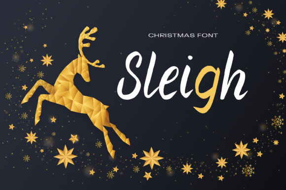 Sleigh Font: A Romantic Script for Handmade Brands