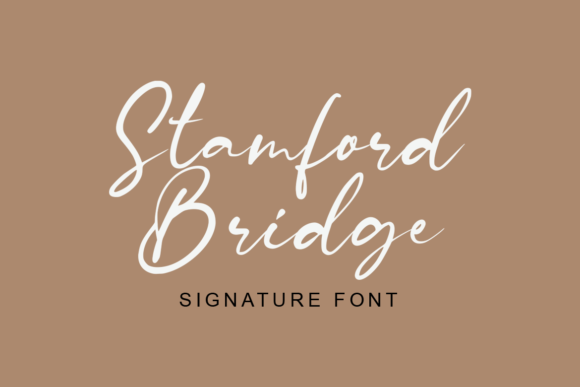 Stamford Bridge: A Romantic Script Typeface for Branding