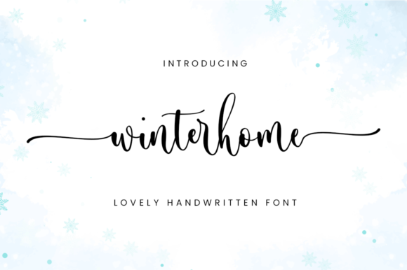 Winterhome Font: Elevating Web Design with Natural Calligraphy